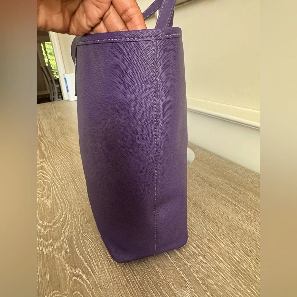 Michael Kors Purple Tote Bag - Picture 11 of 16